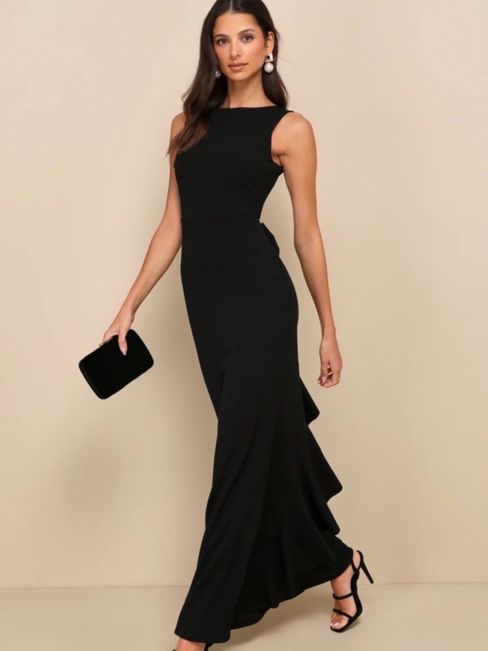 Lulus black formal dress